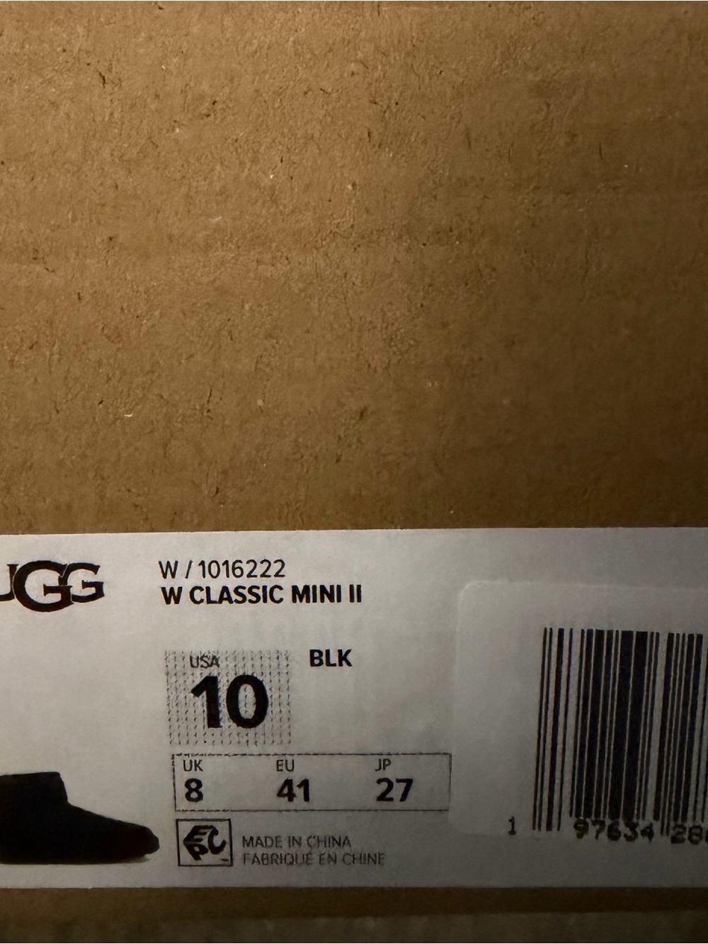 UGG Classic Short Boot - Black - Picture 3 of 3